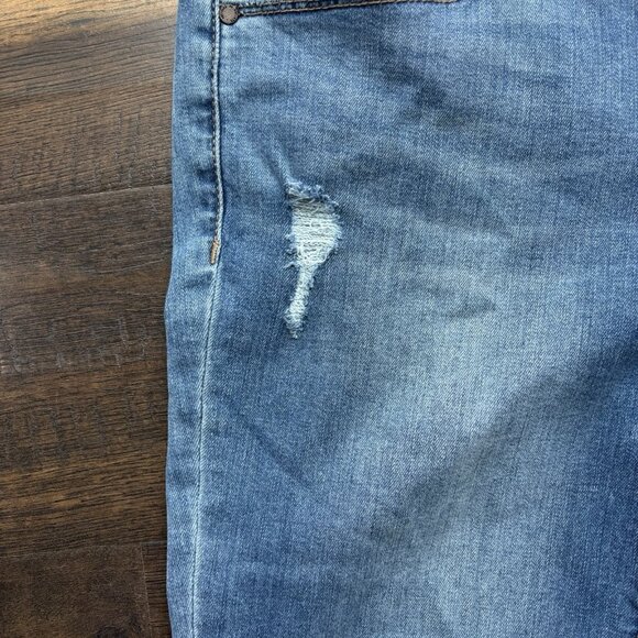 Articles Of Society Womens Size 29 Distressed Skinny Sarah Blue Cast Jeans - Picture 4 of 13